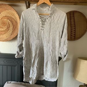 ☀️ Rip curl laced stripe tunic